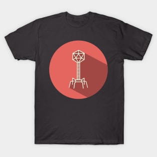 Bacteriophage flat T-Shirt